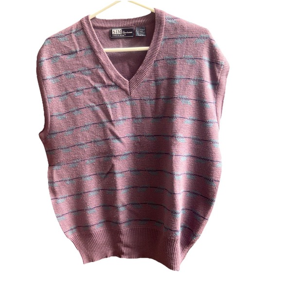 M & C Sportswear Other - SIM Sportswear Men's Sleeveless Sweater Vest Size XL Arrows